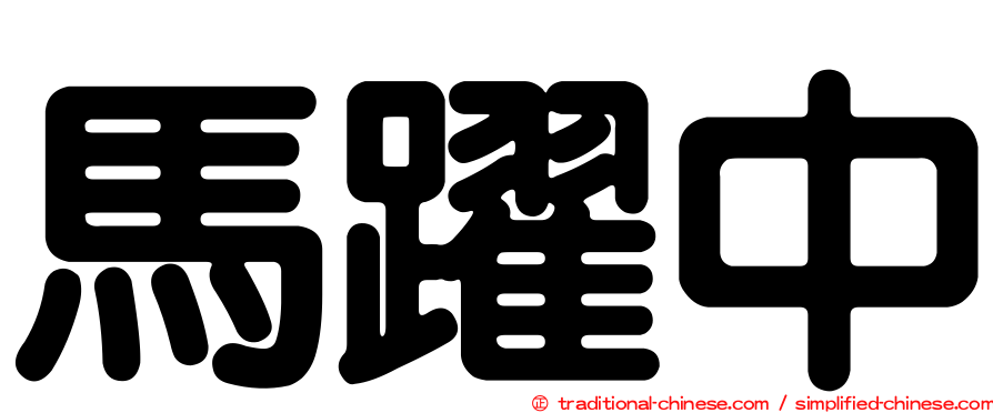 馬躍中
