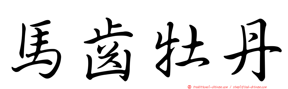 馬齒牡丹