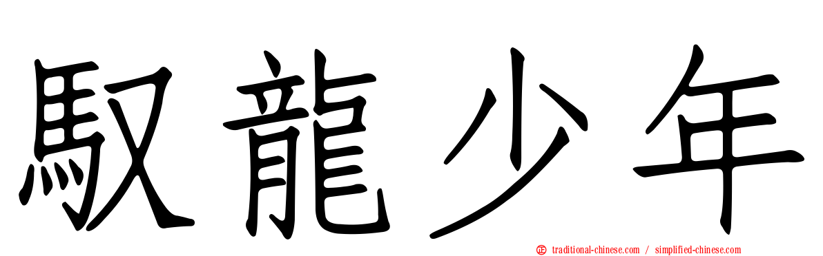 馭龍少年