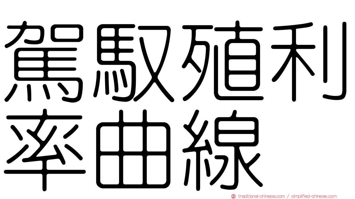 駕馭殖利率曲線