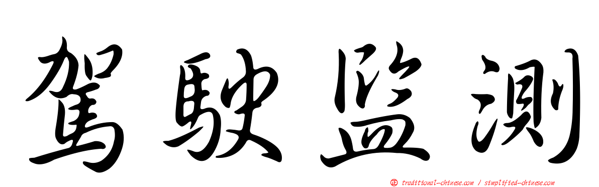 駕駛監測