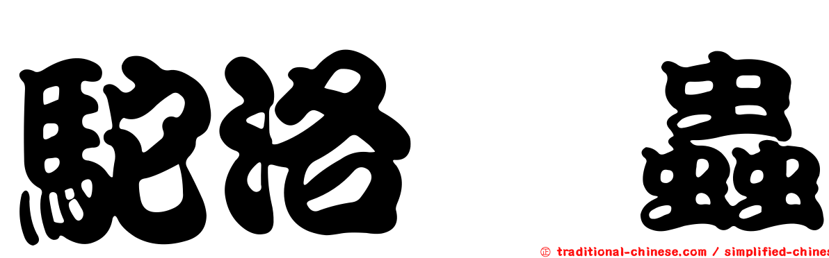 駝洛嚙蟲