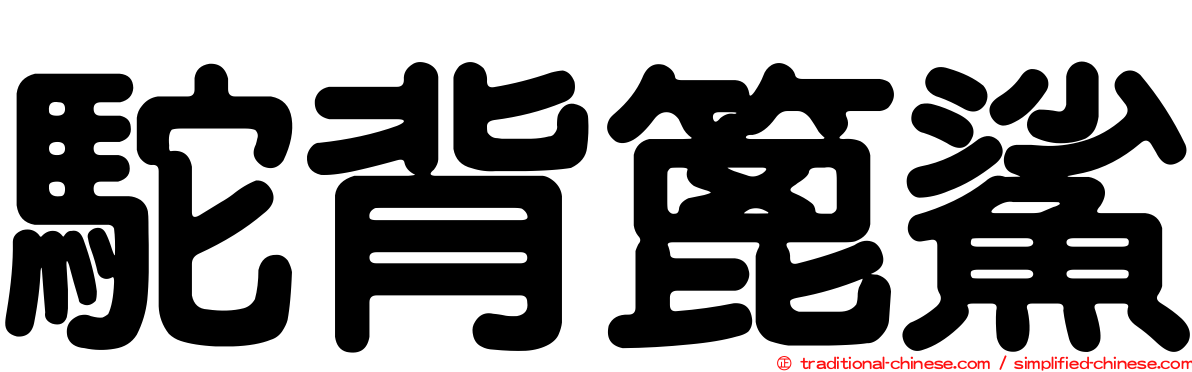 駝背篦鯊