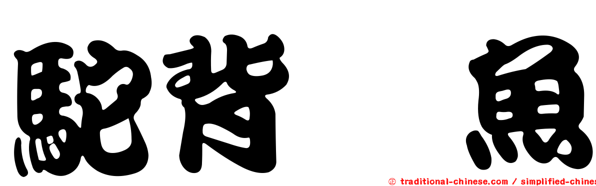駝背躄魚