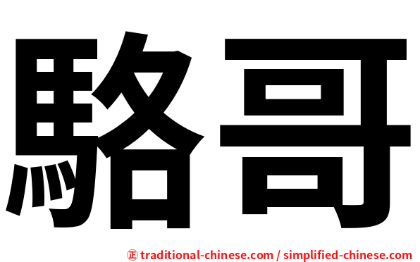 駱哥