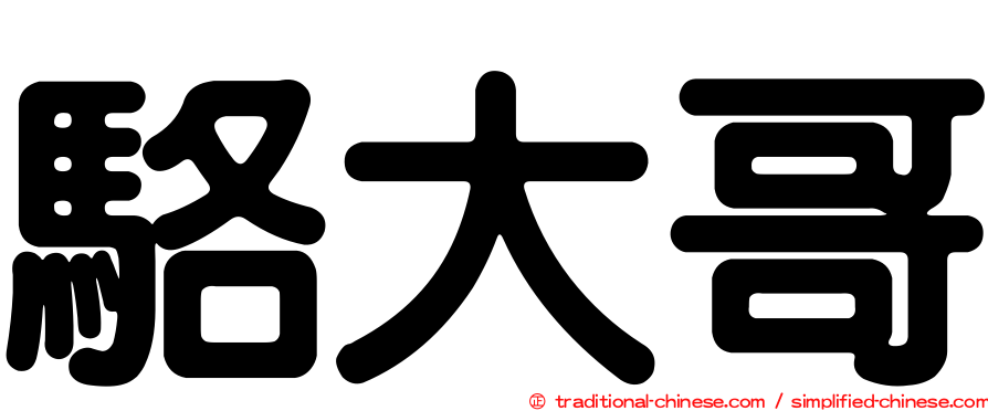駱大哥