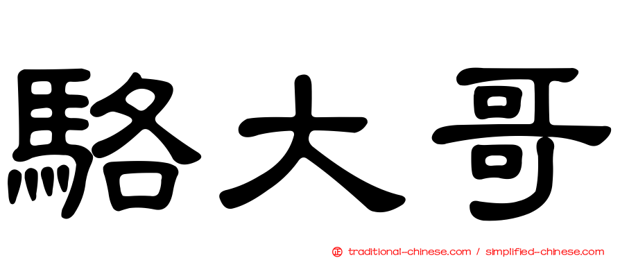 駱大哥