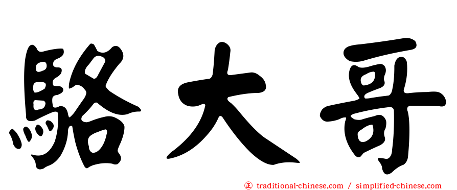 駱大哥