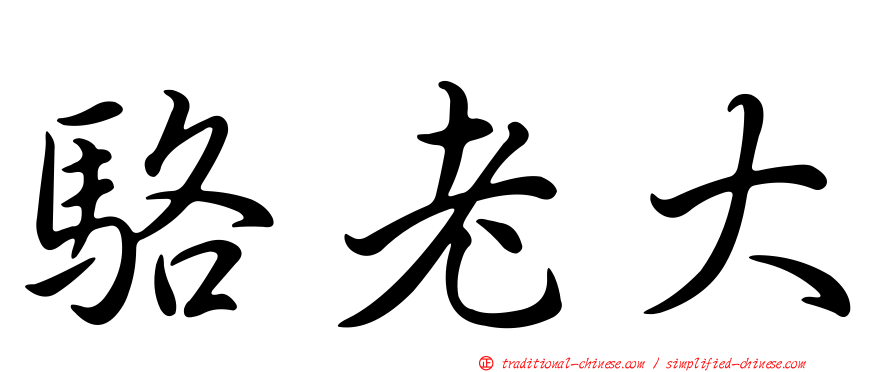 駱老大