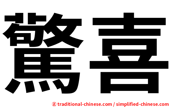 驚喜
