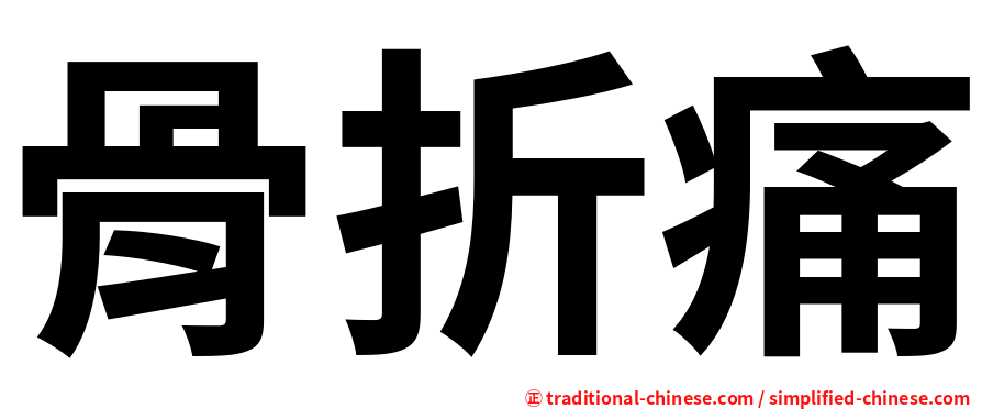 骨折痛
