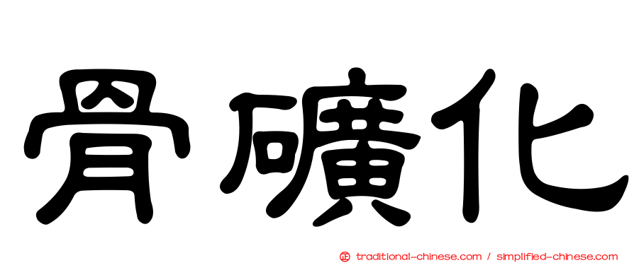 骨礦化