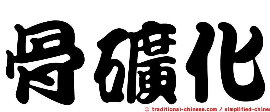 骨礦化
