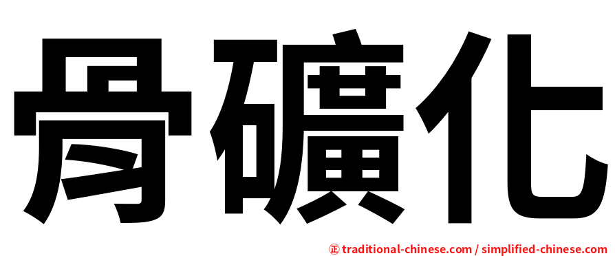 骨礦化