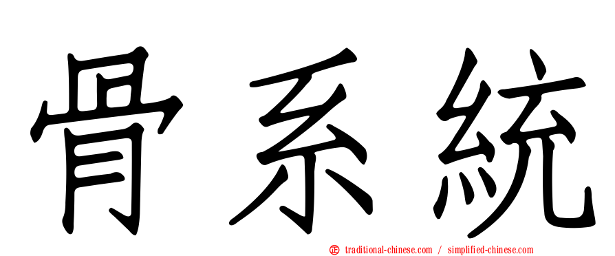 骨系統