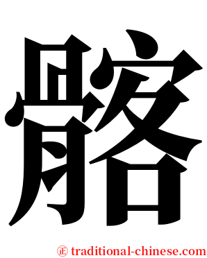 髂 serif font