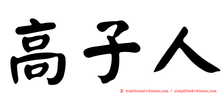 高子人