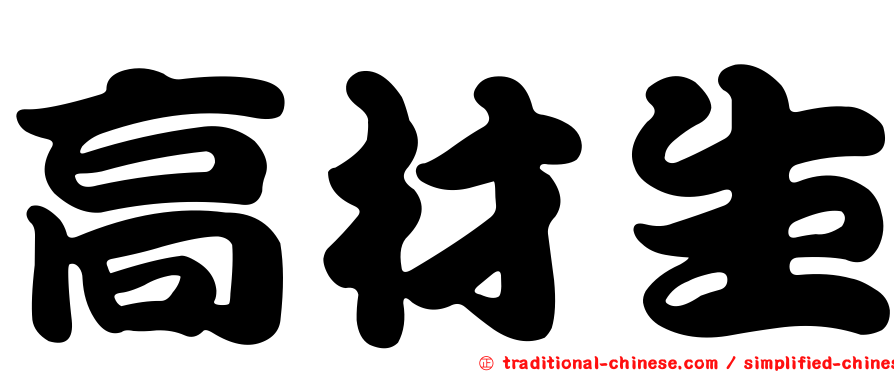 高材生