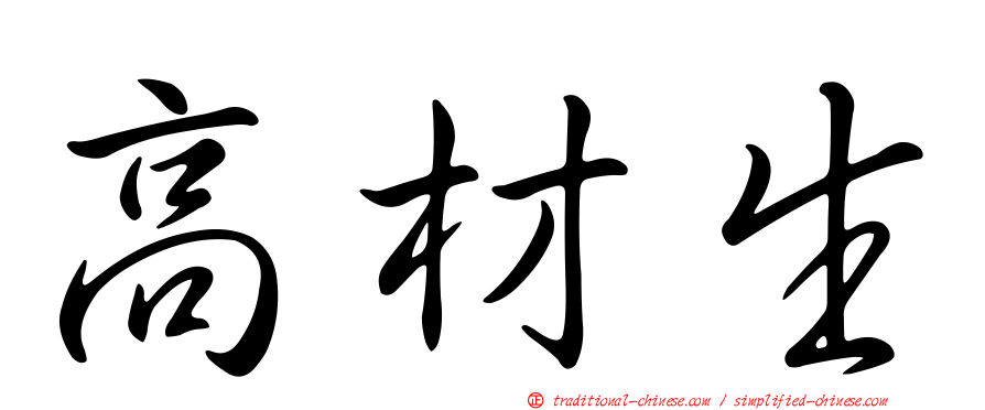 高材生
