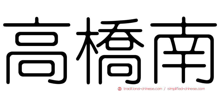 高橋南