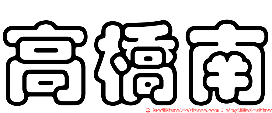 高橋南
