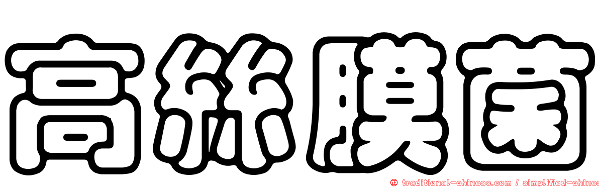 高絲膜菌