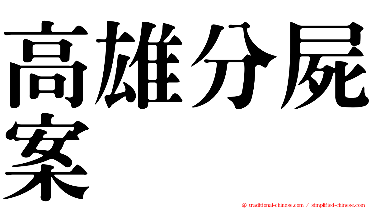 高雄分屍案