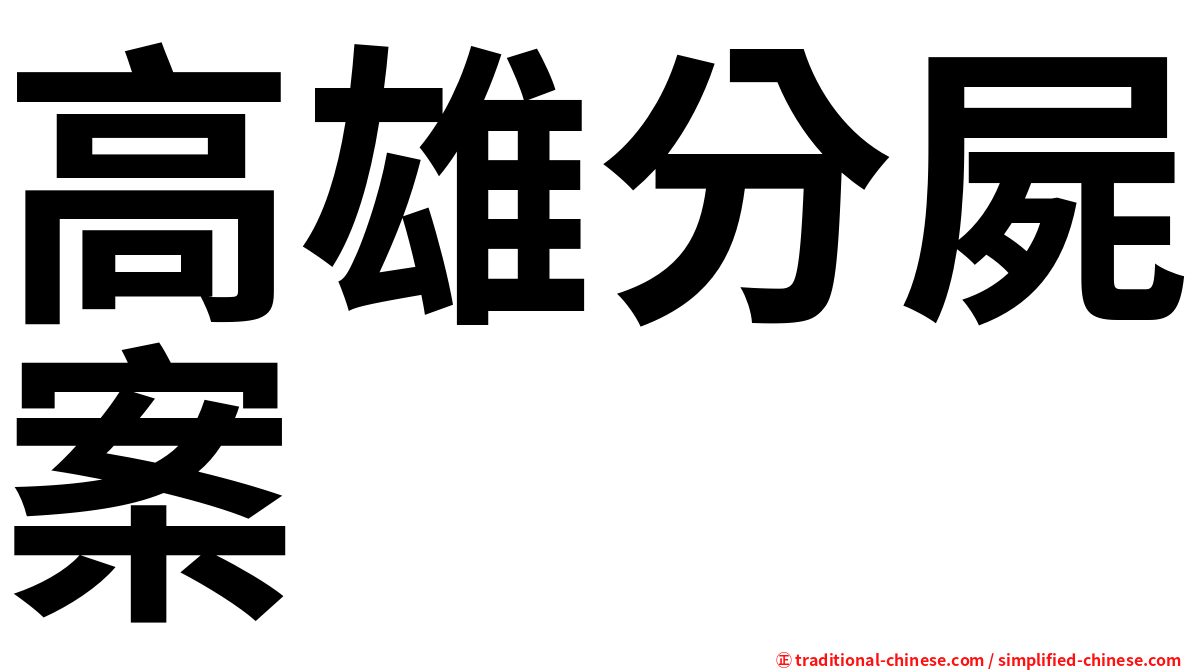高雄分屍案