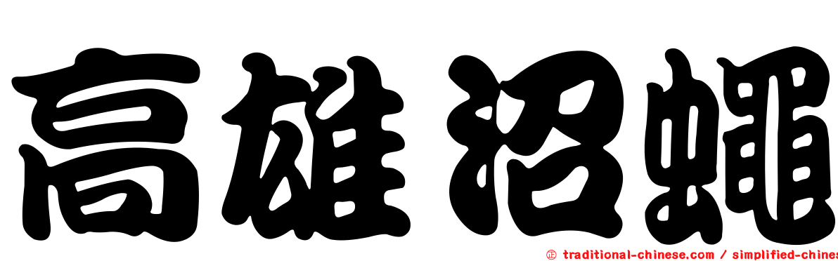 高雄沼蠅