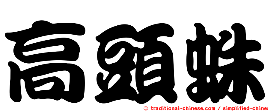 高頭蛛