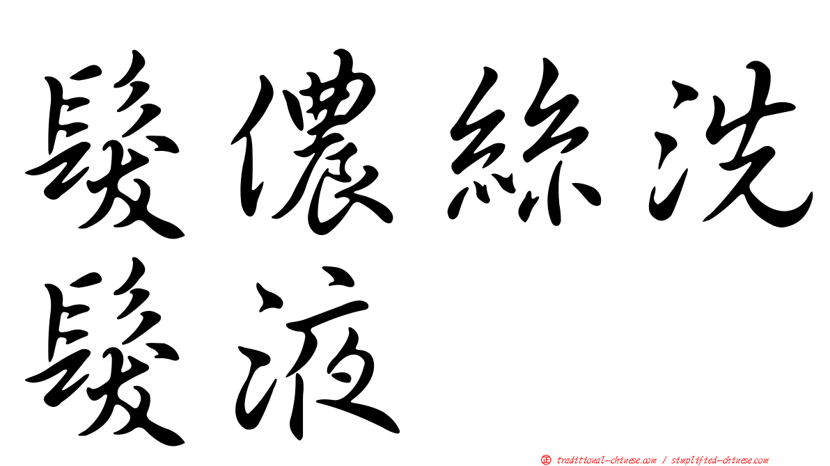髮儂絲洗髮液