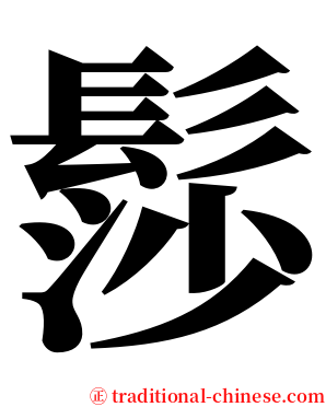 髿 serif font