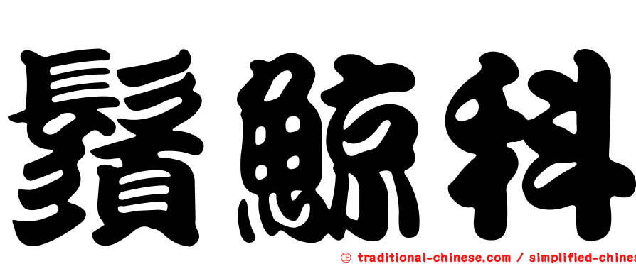 鬚鯨科