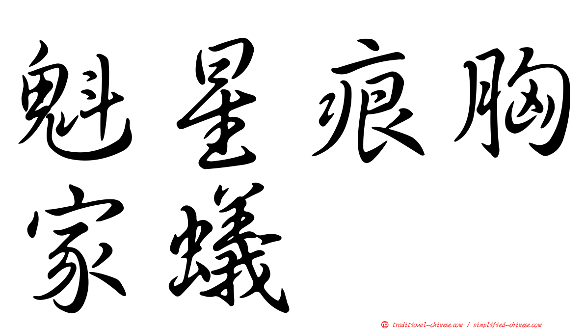 魁星痕胸家蟻