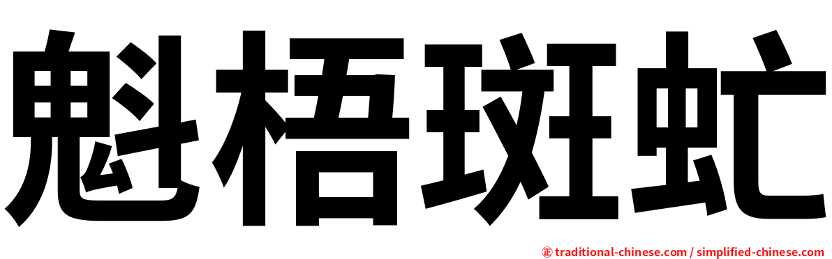 魁梧斑虻