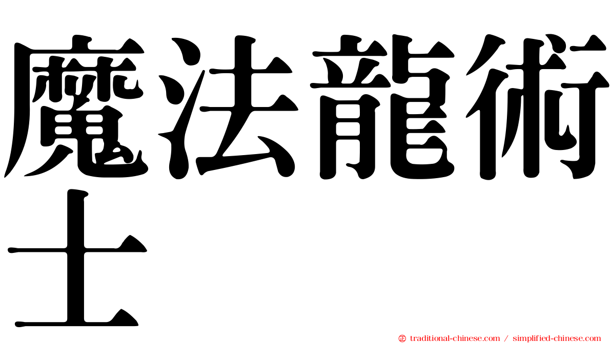 魔法龍術士