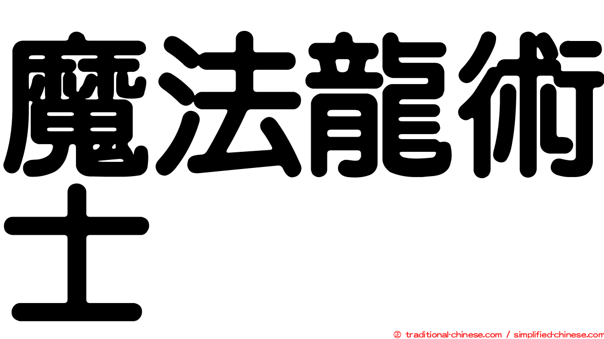 魔法龍術士