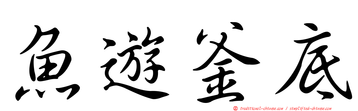 魚遊釜底