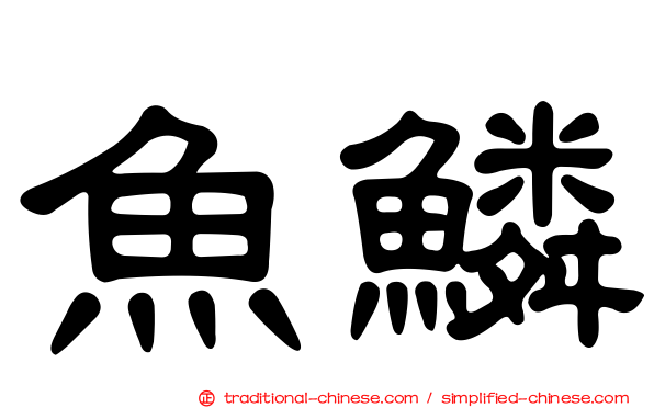 魚鱗