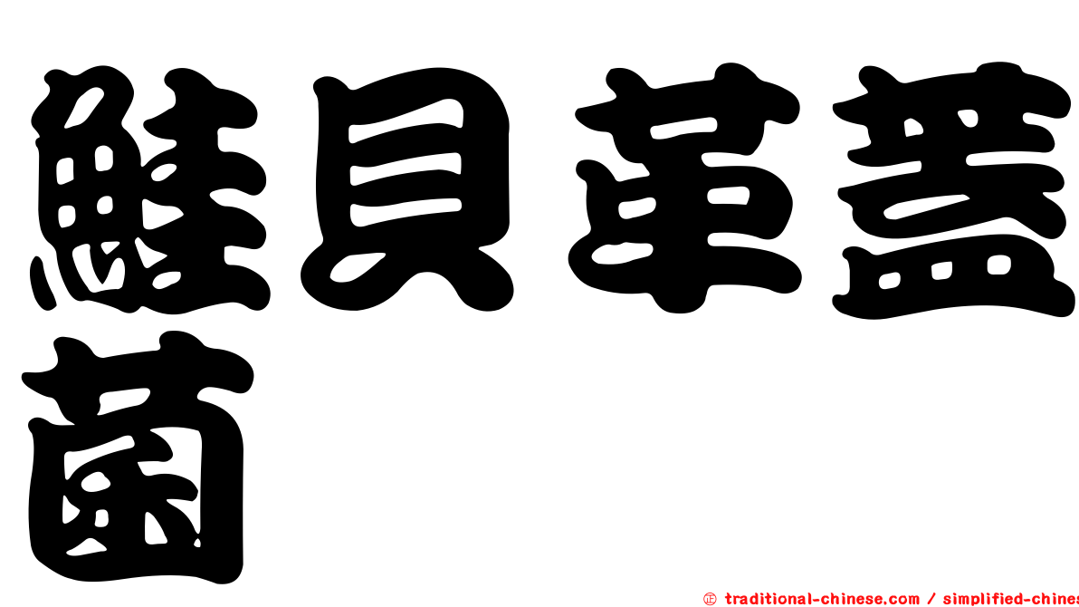 鮭貝革蓋菌