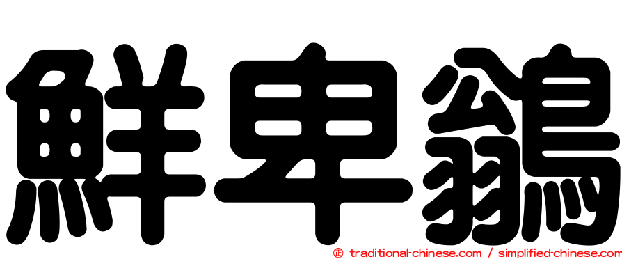 鮮卑鶲