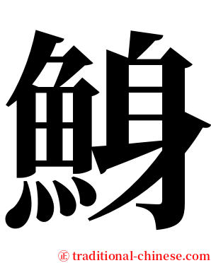 鯓 serif font