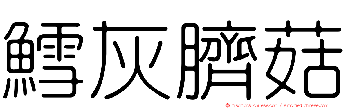 鱈灰臍菇
