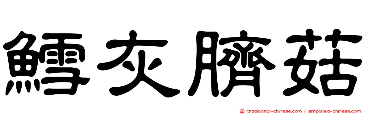 鱈灰臍菇