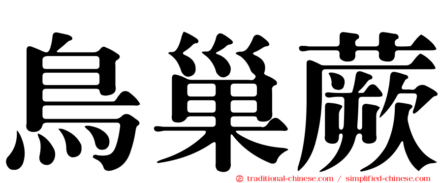 鳥巢蕨