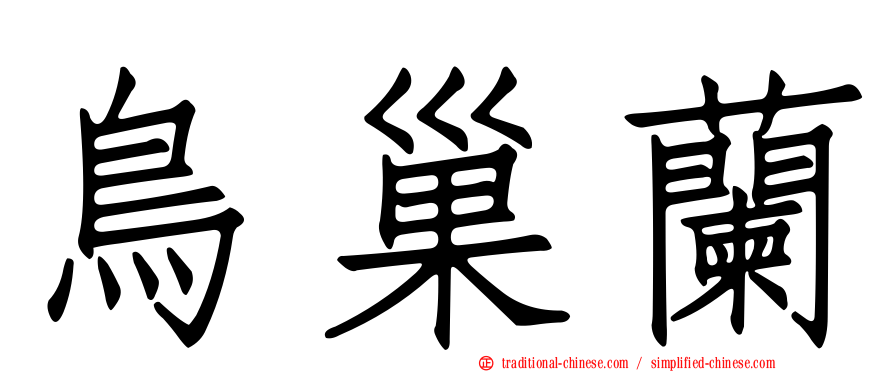 鳥巢蘭