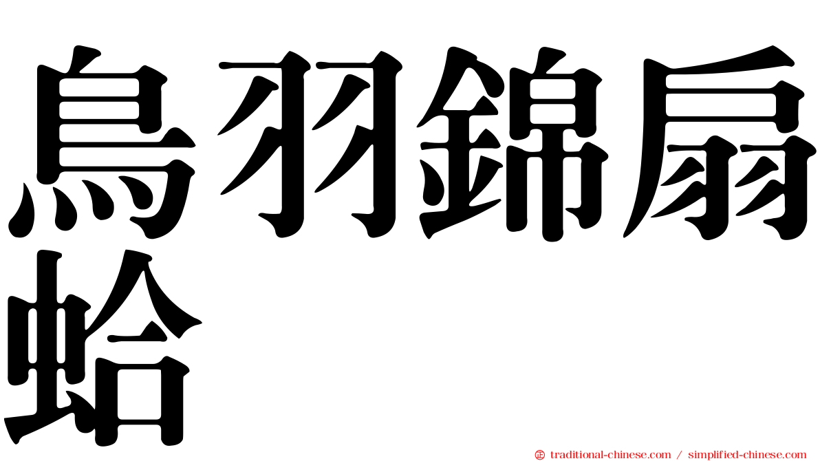 鳥羽錦扇蛤