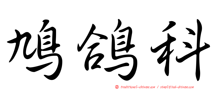 鳩鴿科
