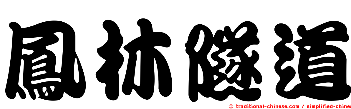 鳳林隧道