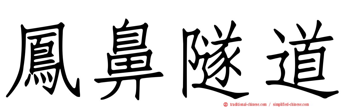 鳳鼻隧道